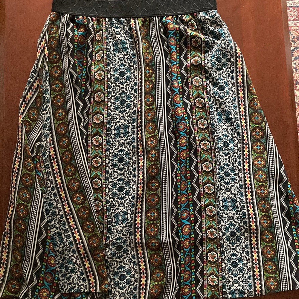 LuLaRoe skirt Large L layered floral skirt